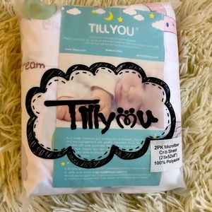 2 pack microfiber crib sheets brand new